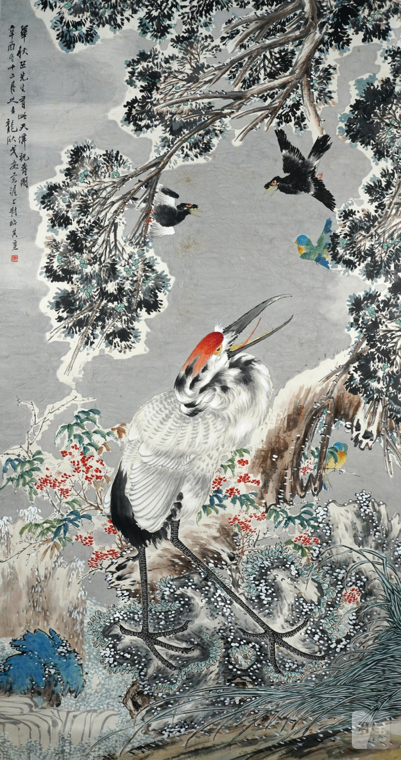    龍湫戈 花鳥
